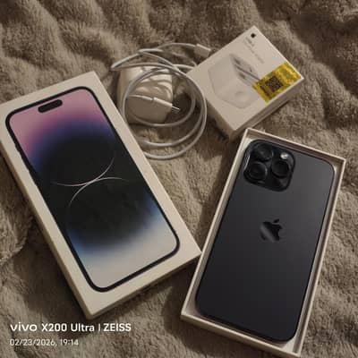 iPhone 14 Pro Max 256GB Dual sim pta approved complete box