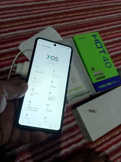 mobile Infinix Hot 40 memory 8+8/256 box