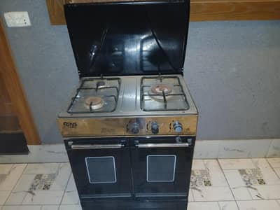 cooking range, stove, stove with storage