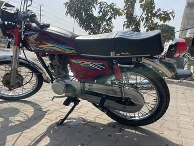 Honda 125 2018 red double saman