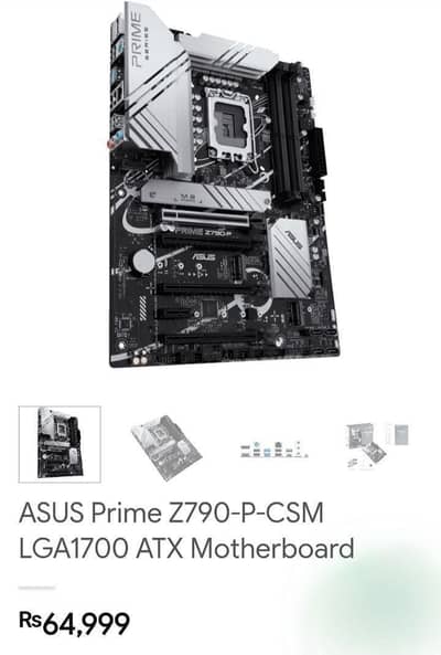 Asus Z790-P Motherboard + i7 13th gen Processor