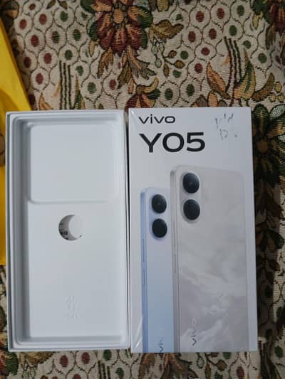 vivo y05 128GB just box open urgent sale need money