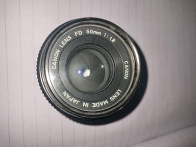 canon lens FD 50mm 1: 1.8