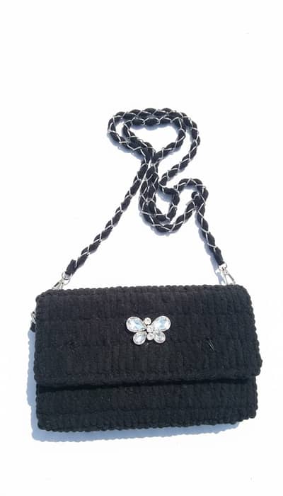 Wool Ladies Purse and clutches