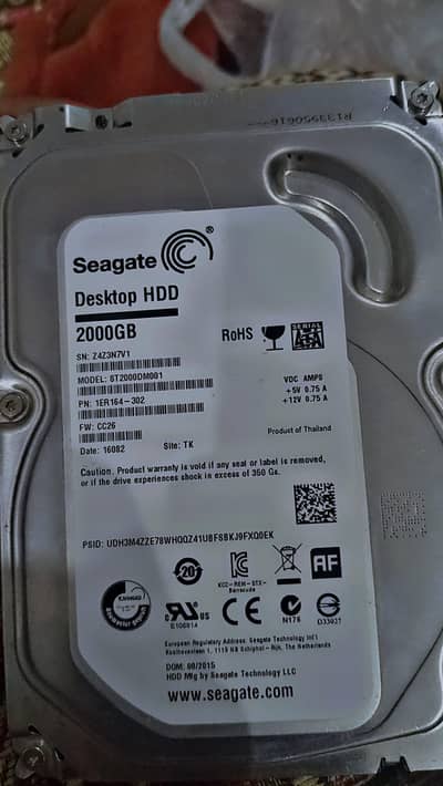 Hard disk 250 GB for PC
