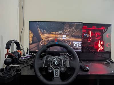 Logitech G923 Steering Wheel + Shifter PS5 PS4 PC