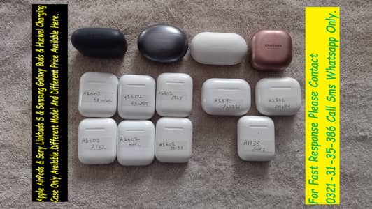 sony apple airpods huawei samsung charging case available