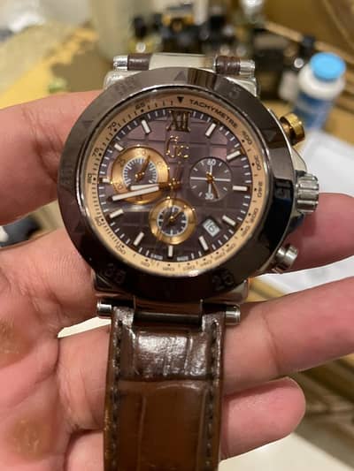 GC original strap watch with box