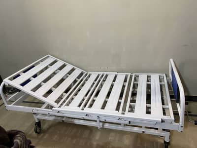 Adjustable Hospital Bed with tyres for Sale