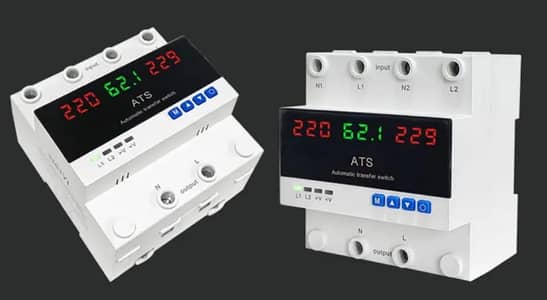 Automatic Transfer Switch for Single phase and 3 phase