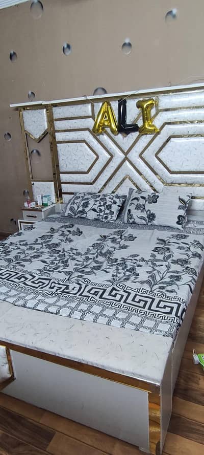 complete bed set with wardrobe and dressing table