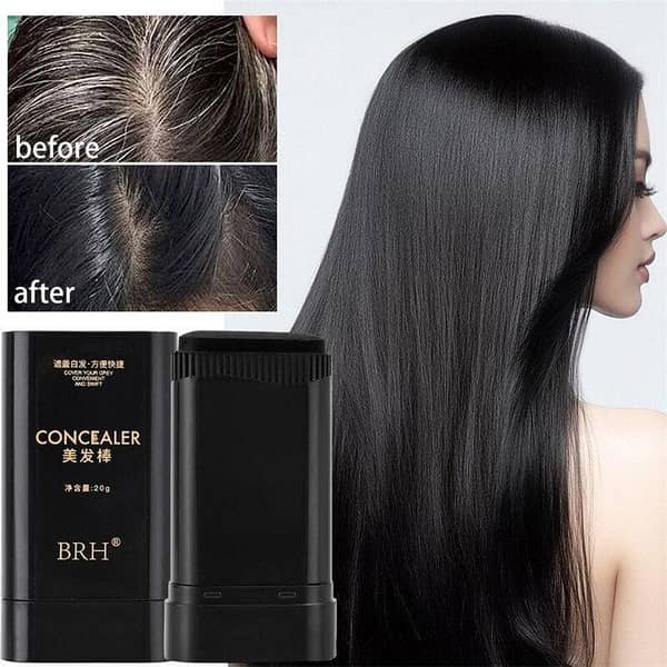 New Hair Dye Stick with Hair Dressing Comb for White Hair Coverage 20g