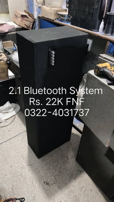 2.1 Bluetooth Speaker woofer System. Tower Boom Box Built-in amplifier