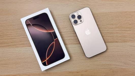 Iphone 16 pro max 256gb 1 physical 1 esim official Pta 10/10 BH 93%