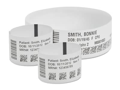 Patient Thermal Wristbands top quality
