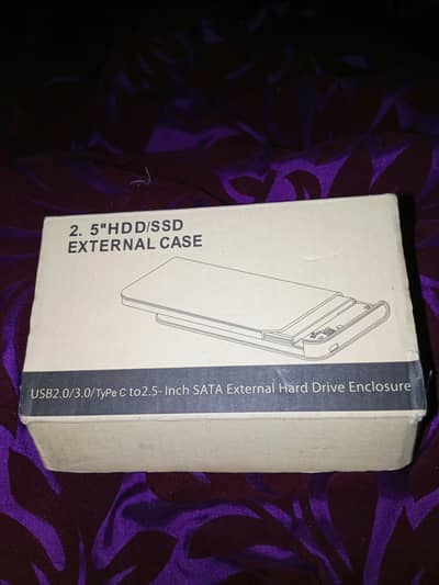 2.5" SATA External Hard Drive Enclosure – USB 3.0 / Type-C (New)