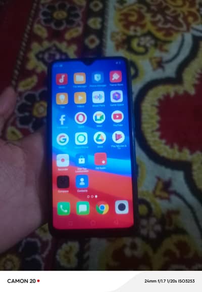 oppo A5s mobile for sale exchange possible Whatsapp no. 03189667578