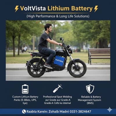 60v / 72V  25A lithium iron phosphate 32700 New Cell battery for Ebike