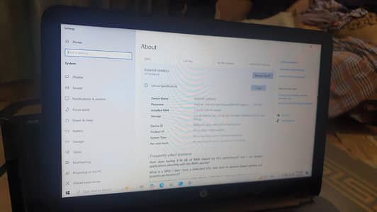 HP Laptop 15.6 inch (IPS Display)