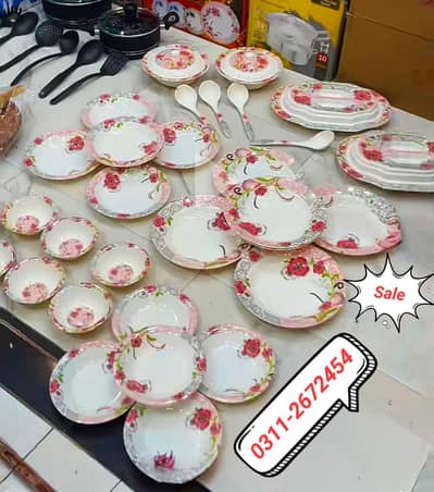 Pure Melamine Dinner set with FREE CHOPPER