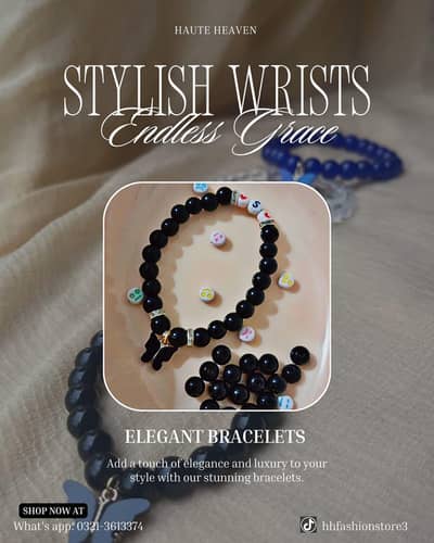 Stylish Handmade Beads Bracelets – Different Designs Available