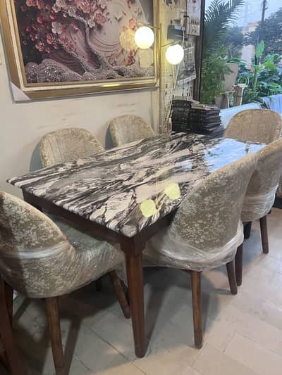 6 seater luxury dining tables staring price 75,000