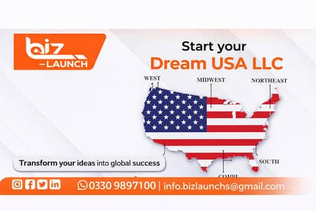 Start Your Dream USA LLC with BIZLAUNCH In Any State OF U. S