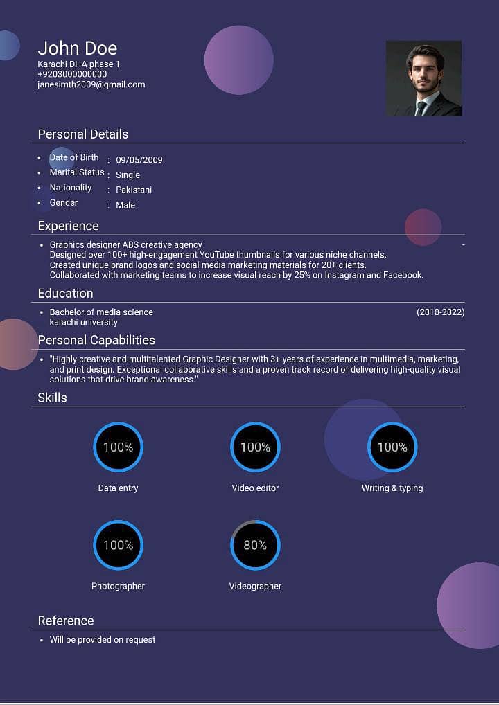 Professional CV Maker 1