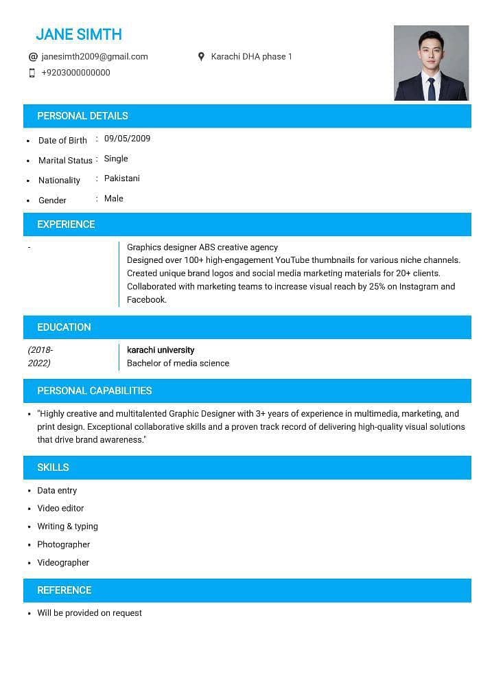 Professional CV Maker 5