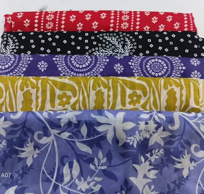 2 Pec Lawn Unstitched Dress For Sale