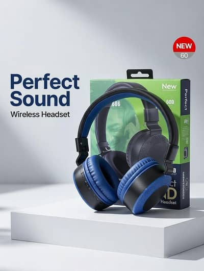 Wireless Bluetooth Headphones Over Ear With Light And Mic