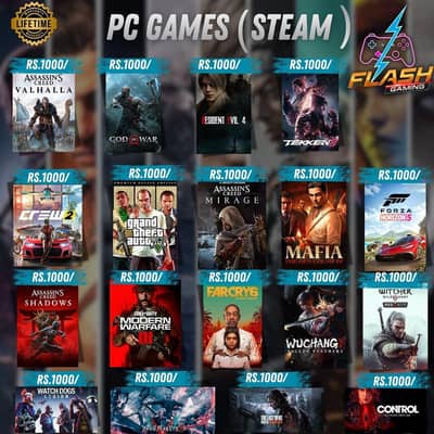 Steam games at highly Competitive price's "Limited Time Offer"