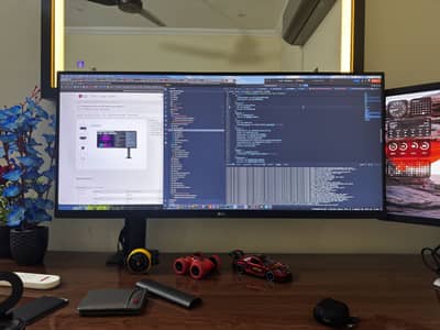 LG 34” UltraWide Ergo QHD IPS HDR Monitor with FreeSync