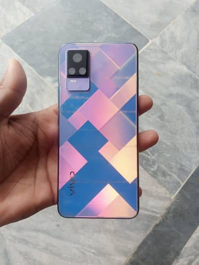 Vivo V21e 8/128; With Box Charger Total Original Ha.