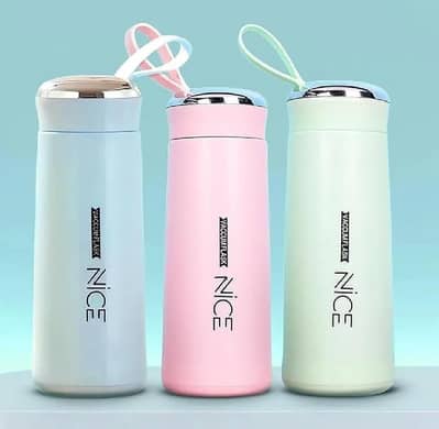 Beautiful glass bottle water bottle with vacuum flask