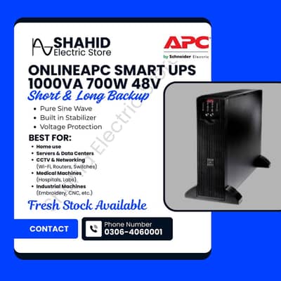 Online APC SMART UPS 1KVA SURT1000XLI