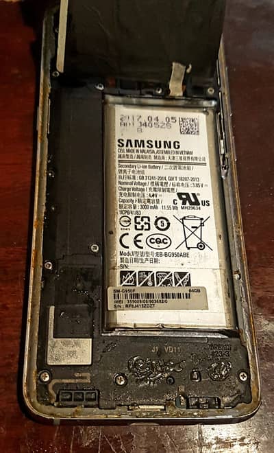 Samsung S8 Board, Battery, PTA