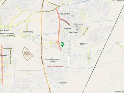 Plot In Facing Park 50ft Road