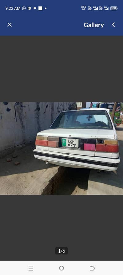Toyota Corolla 1986 model 03417975652