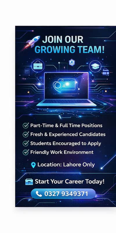 Full-time, part-time office work and online work available