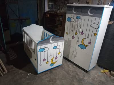 Baby Almari / Kids Wardrobes / Baby Furniture / kids Cuberd 3 by 5