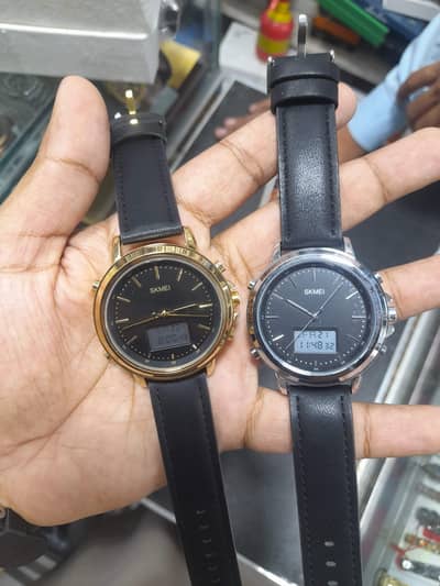SKMEI Dual Time Watch Cash on delivery all Pakistan