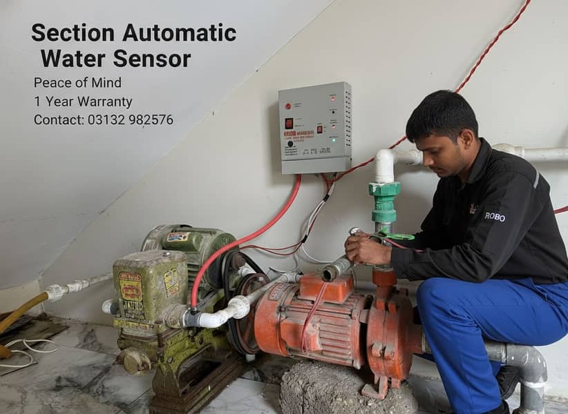 Suction pump automatic water sensor 2