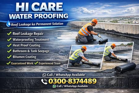 Waterproofing Services, Heat Proofing Service, Bathroom Seepage Repair
