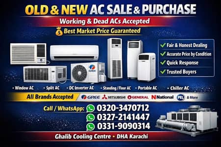 Ac Sale Purchase/Inverter/Dc Inverter/Scrap Ac
