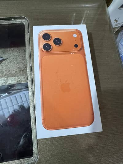 Apple iPhone 17 Pro Max 256GB Orrange Color Uk Import.