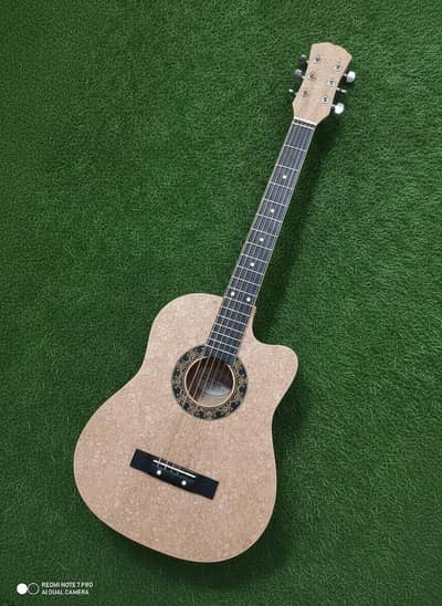 New Box Pack Marble Texture Guitars with box and piks