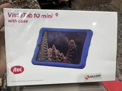 Vista tab 10 mini with case itel