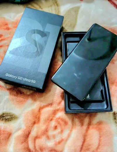 Samsung Galaxy S21 ultra 5G official  pta Dull sim approved Back chnge