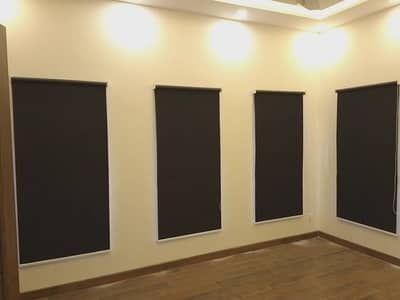 office Roller Blind| Zebra Blind| Remote control blind | Wall branding